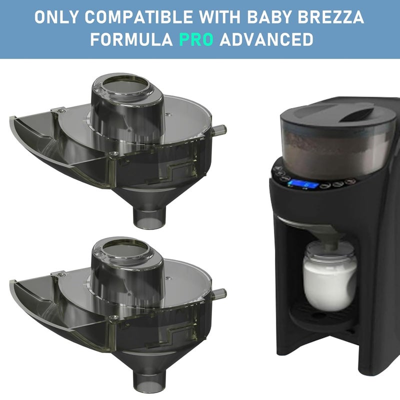 Mixzeny Baby Formula Dispenser Replacement Funnel Compatible with Baby Brezza Formula Pro Advanced and Pro Advanced WiFi Models ONLY, Replacement Funnel & Cover, NOT Fit Formula Pro MINI Mixer Machine, 3-Set - Image 5